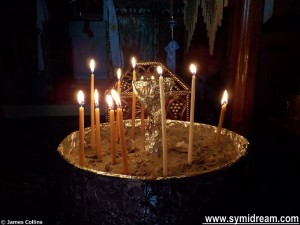 The festival at Αρχάγγελος Μιχαήλ Κοκκιμήδης, Symi