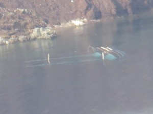 Got that sunk feeling! (Photo by Lyndon -thank you!)