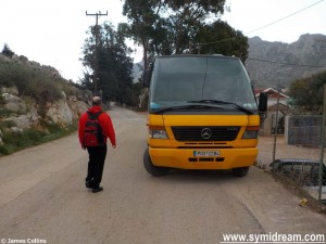 On the way to Pedi, the bus is on a break.