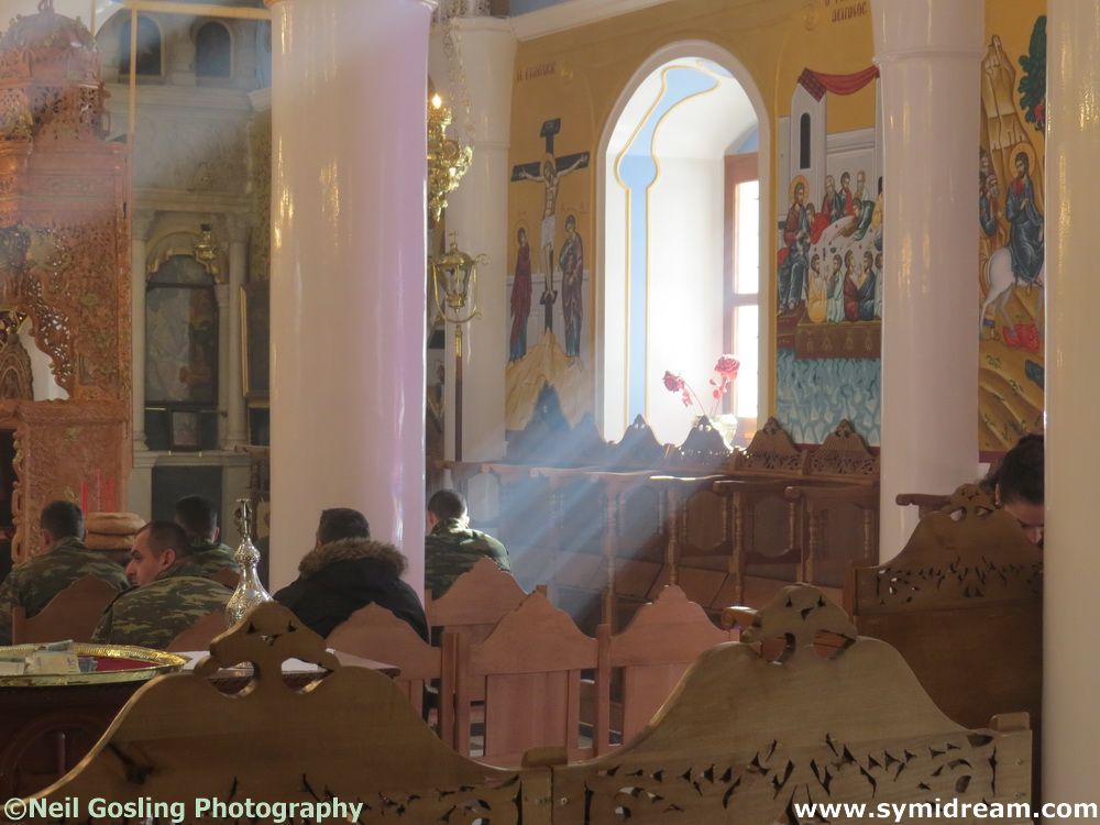 (Ag Athanasios, the name day was yesterday.)