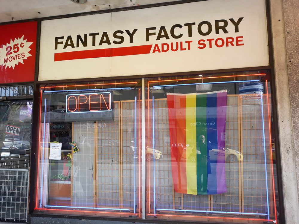 'Lockdown' has a different connotatino for some stores, and those selling necessities were able to stay open.