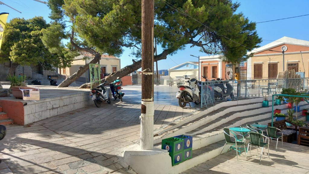 Sleepy afternoon in the square