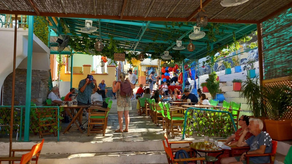 Young Iannis' birthday party the otehr day.