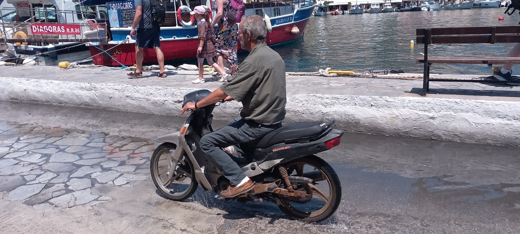 An accidental shot, or a photo-bomb, I suppoose.