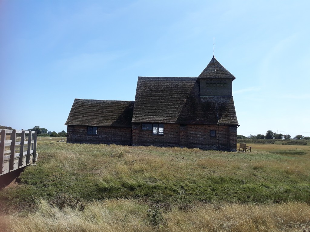 Like St Thomas a Becket church at Fairfiled on Rommney Marsh, the setting for at least four or my stories.