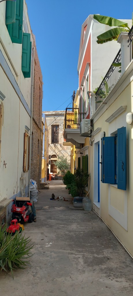 Three upright images today. Where in Yialos is this?