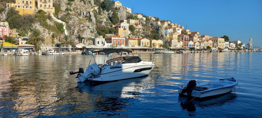 Yialos on a Wednesday morning in December.